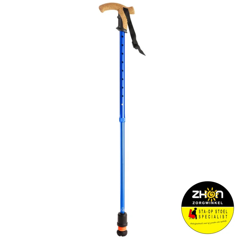 Wandelstok met kurken handvat