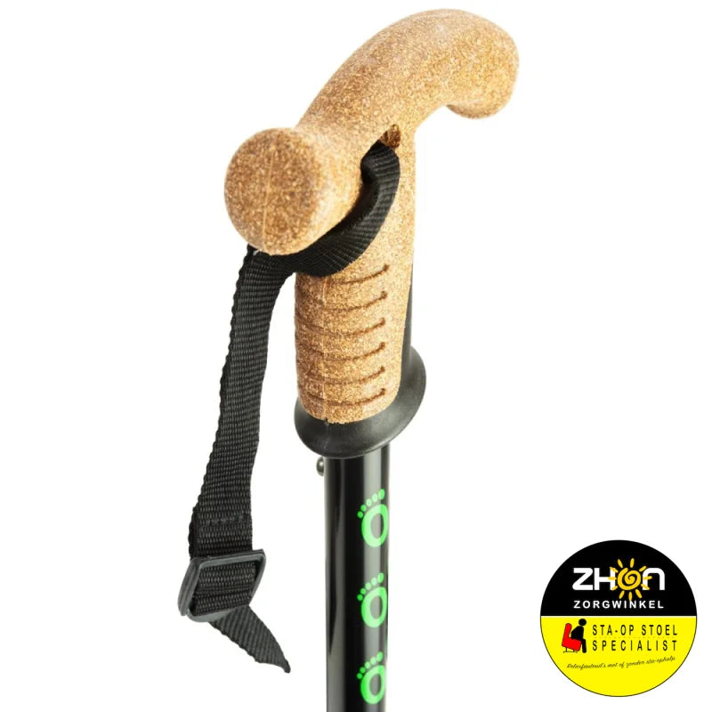 Wandelstok met kurken handvat
