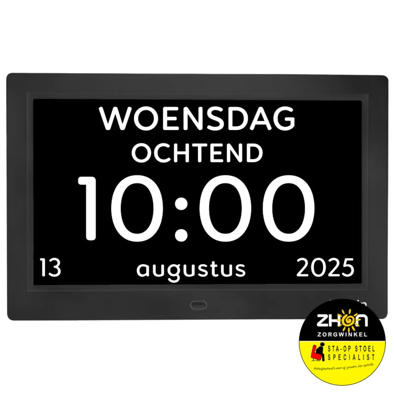BBrain Analoge wifi Dementieklok zwart