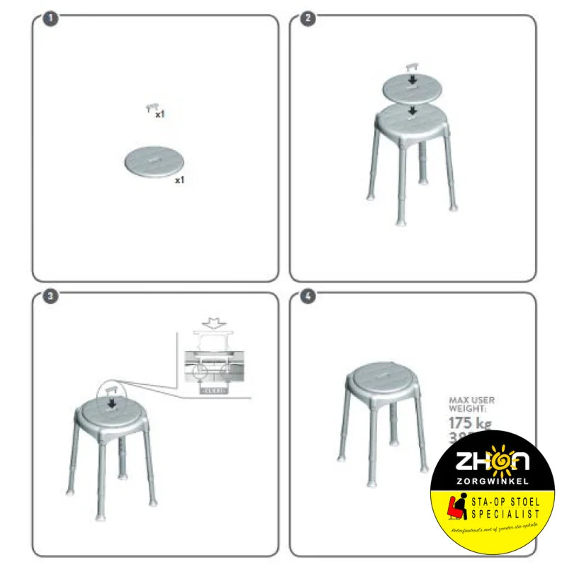 Douchekruk – rond  