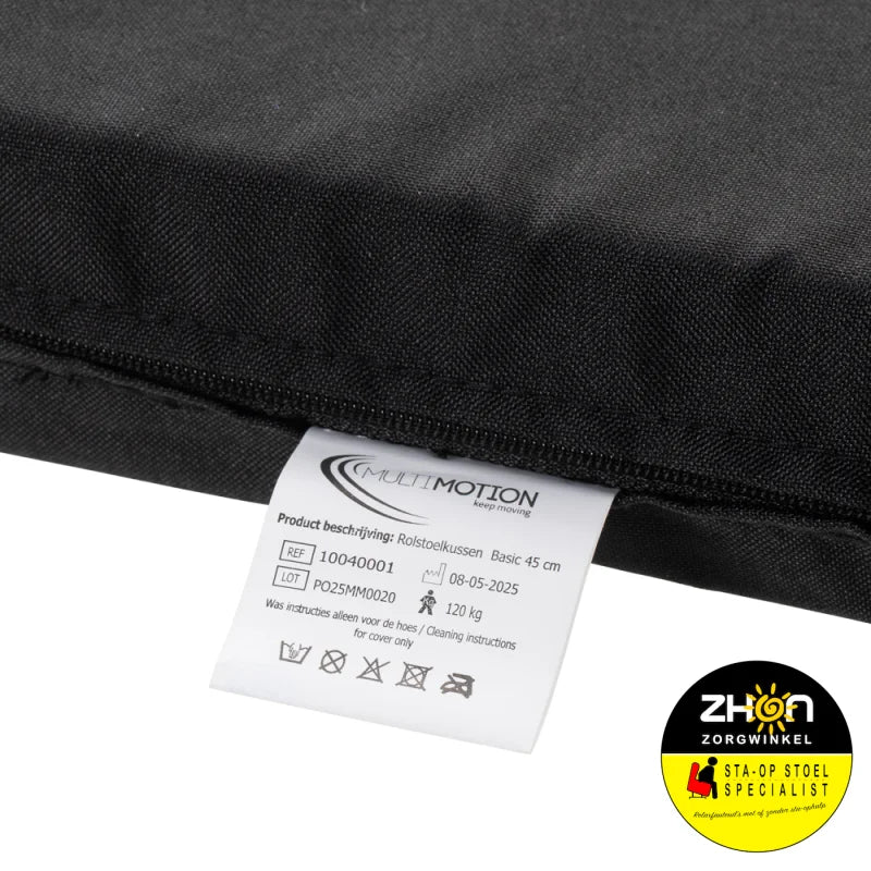 MultiMotion rolstoel zitkussen basic - 45 cm breed
