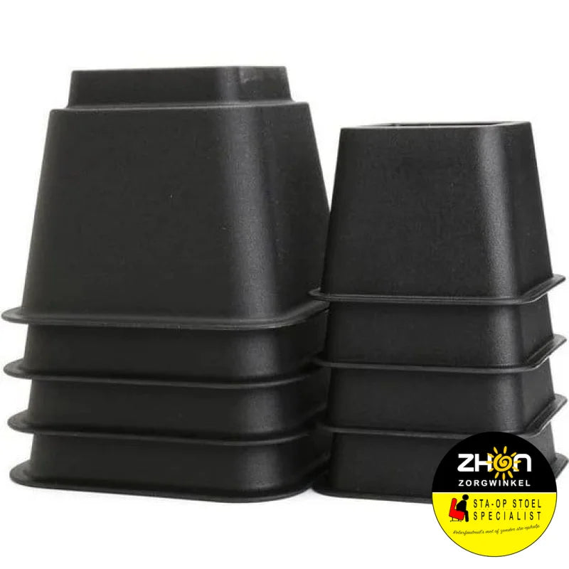 MultiMotion bedverhogers 21 cm - Zwart