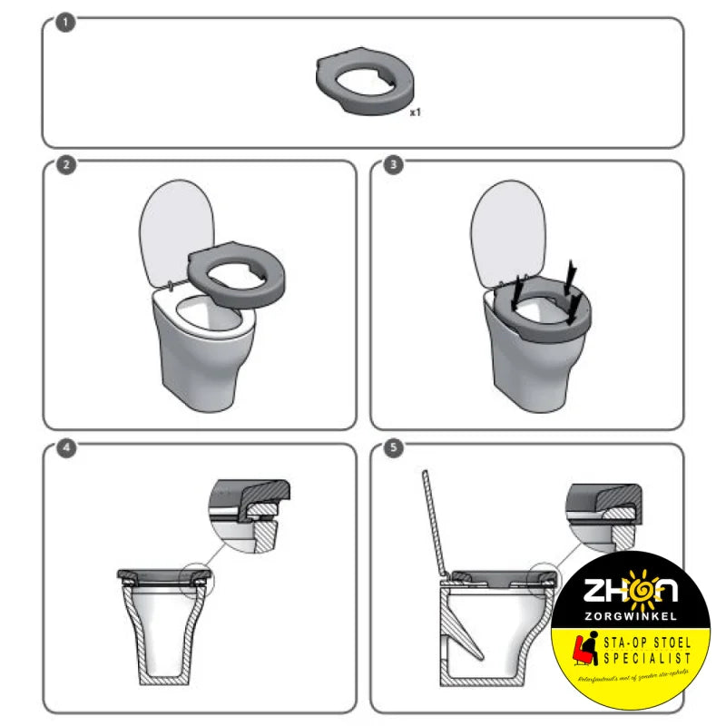 Zachte toiletzitting                    