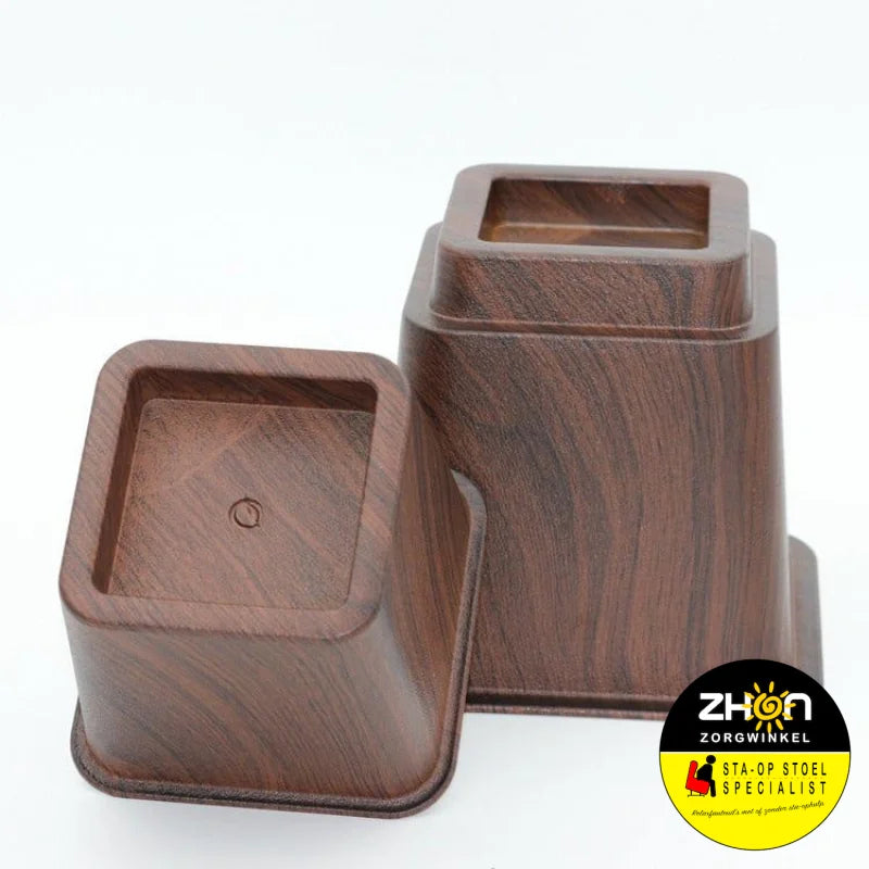 MultiMotion bedverhogers 21 cm - Hout print