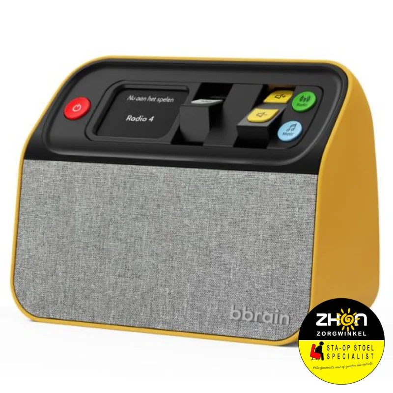 BBrain Muziekspeler Geel           