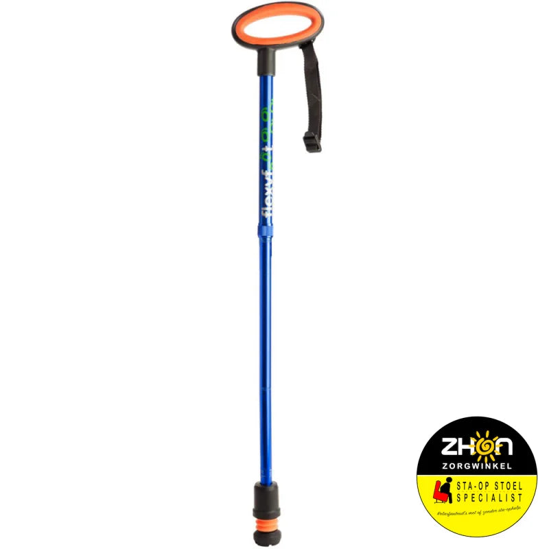 Wandelstok met ovalen handvat