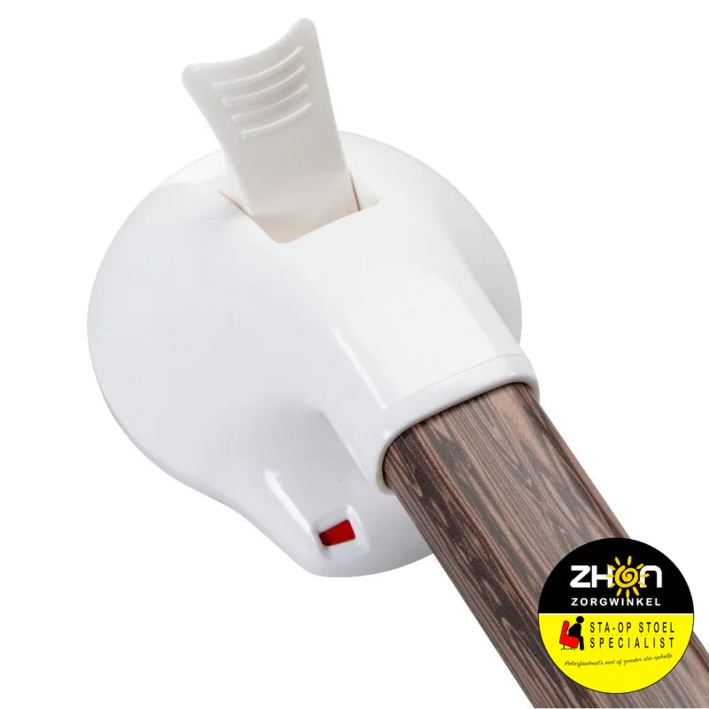 MultiMotion Wandbeugel met zuignappen, houtprint - 30 cm
