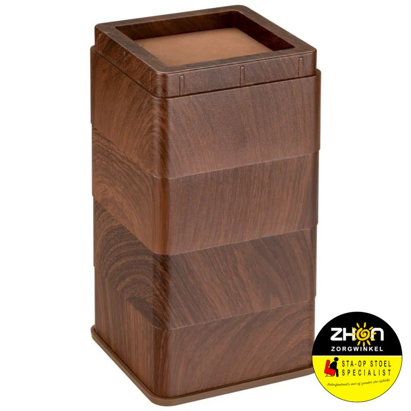 MultiMotion bedverhogers 5 cm Heavy Duty - Hout print