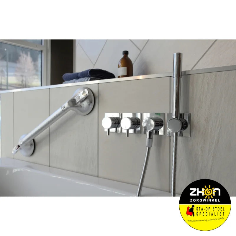 Mobiele wandbeugel chroomlook