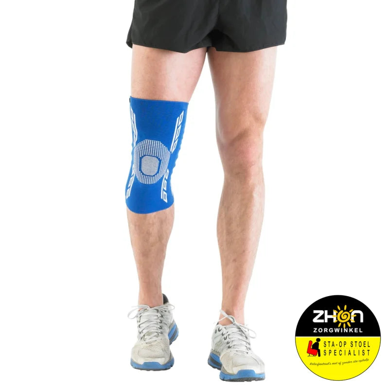 Airflow Plus stabiliserende knie support met siliconen patella kussen