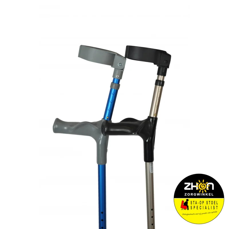 Elleboogkruk dubbel verstelbaar