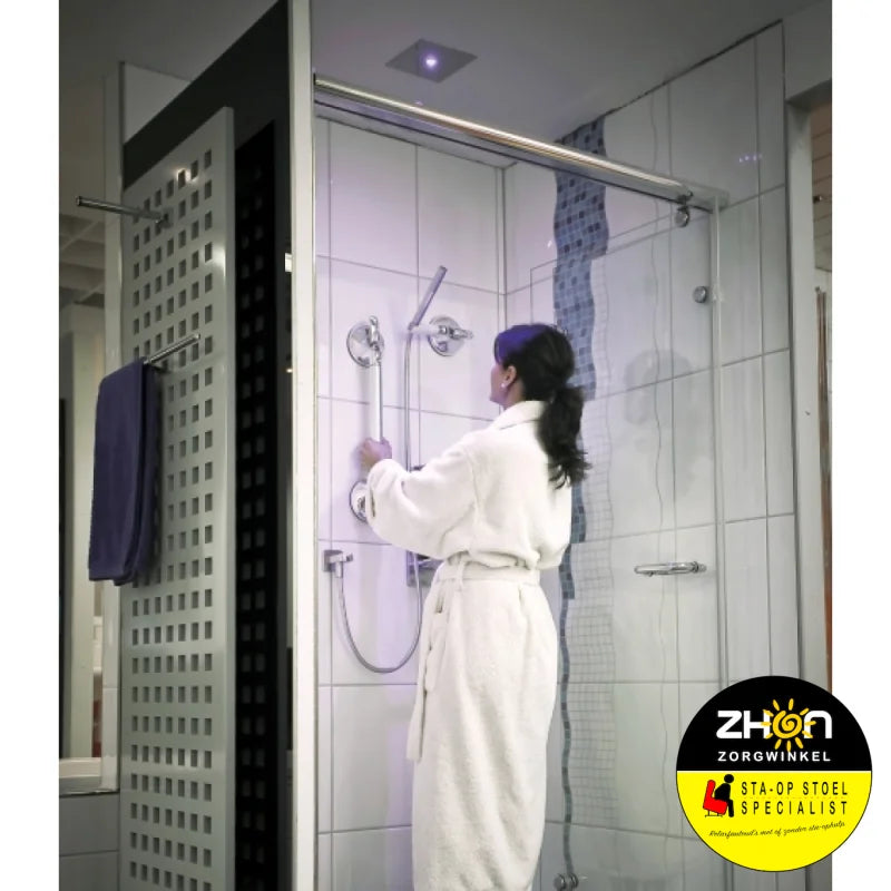 Mobiele wandbeugel chroomlook