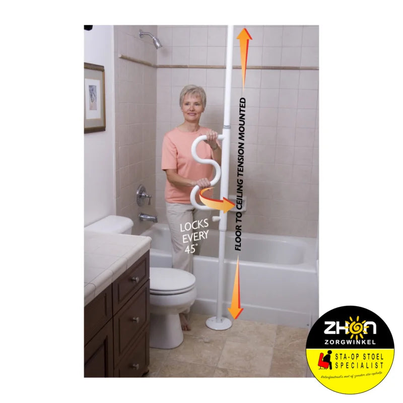 Grijppaal met handgreep