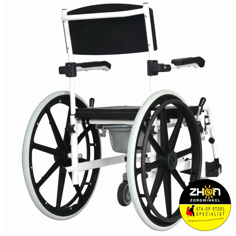 MultiMotion Douche-/toiletstoel met 24" wielen