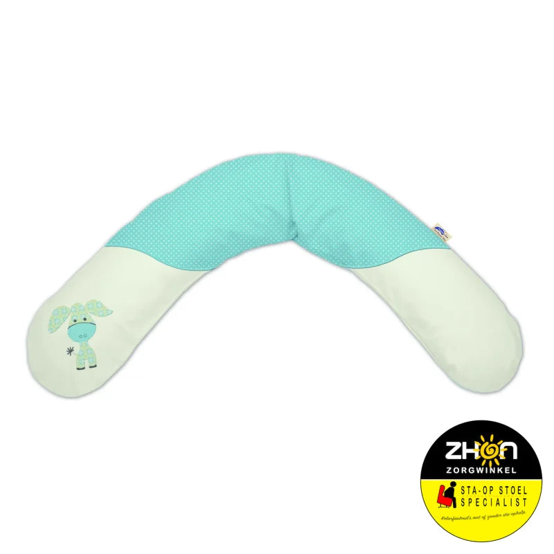 Hoes ezel blauw-wit