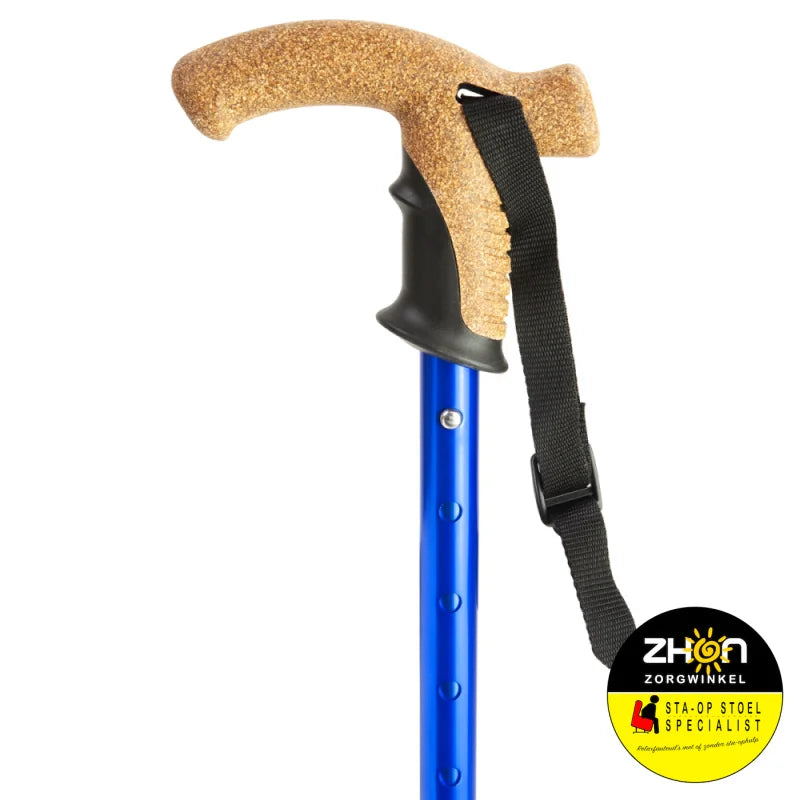 Wandelstok met kurken handvat