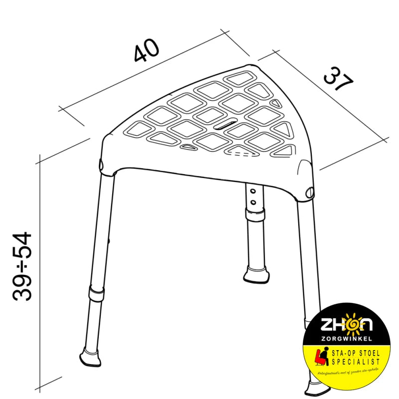 Douchekruk – driehoek