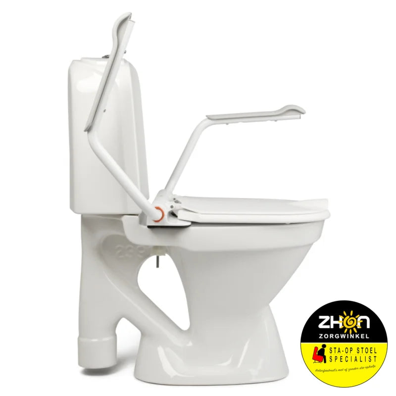 Support toiletbril met armsteunen