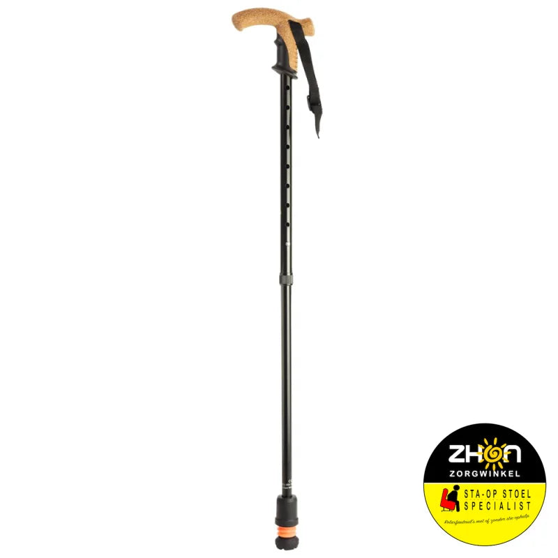 Wandelstok met kurken handvat