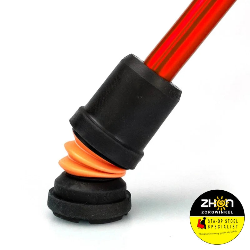 Wandelstok met ovalen handvat