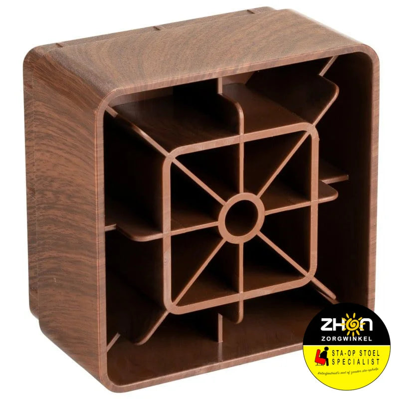 MultiMotion bedverhogers 5 cm Heavy Duty - Hout print