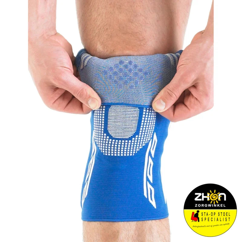 Airflow Plus stabiliserende knie support met siliconen patella kussen