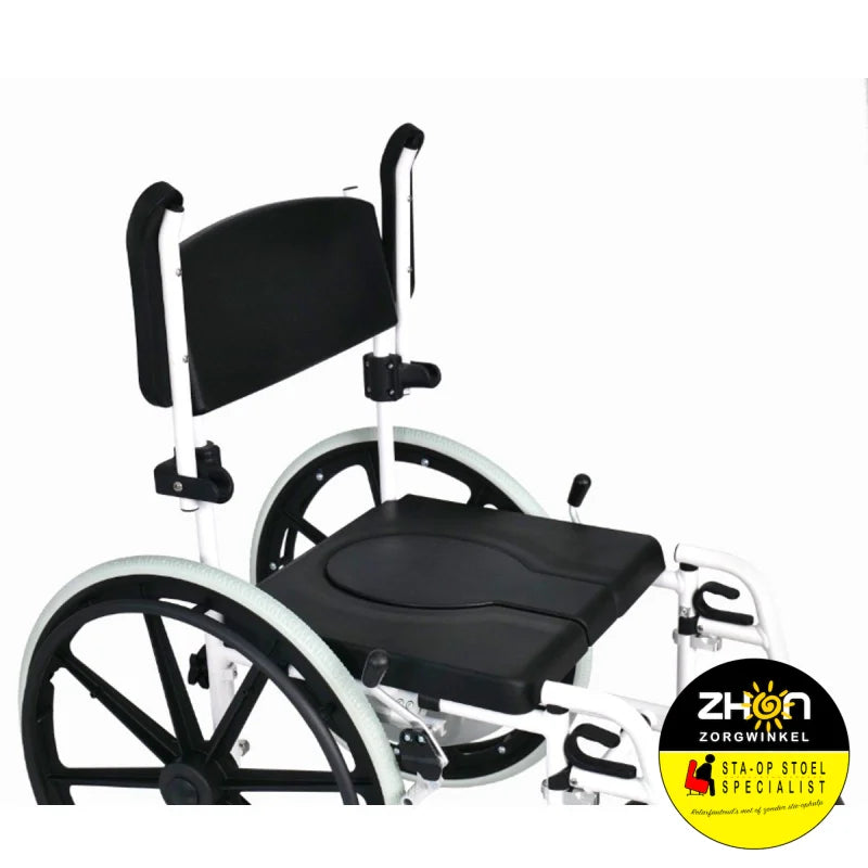 MultiMotion Douche-/toiletstoel met 24" wielen