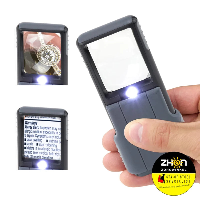 Vergrootglas MiniBrite 5x led