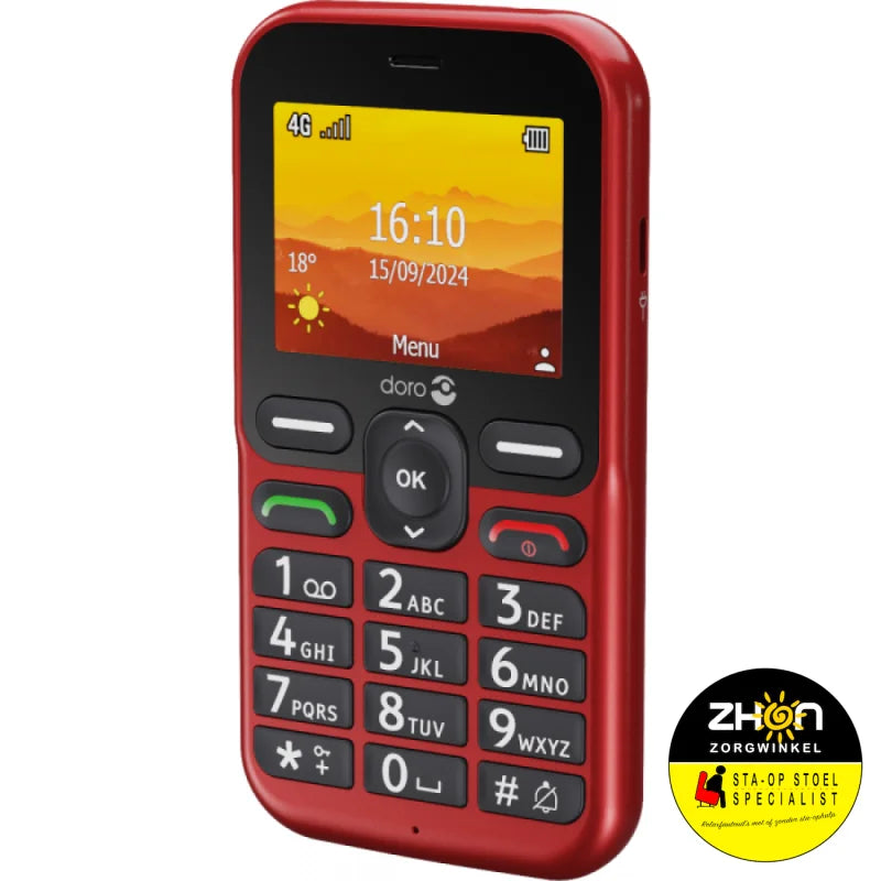 Doro Leva L10 Senioren mobiel rood