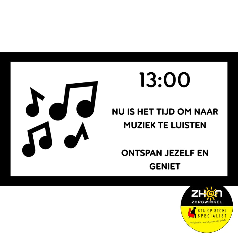 BBrain Analoge wifi Dementieklok wit