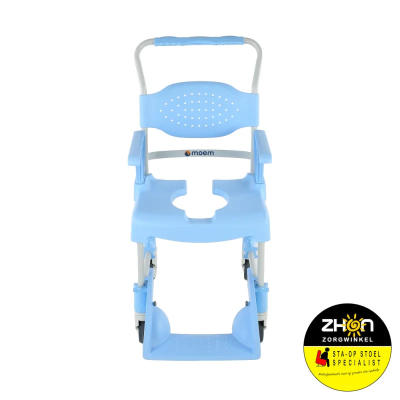 Mobiele douche- en toiletstoel       