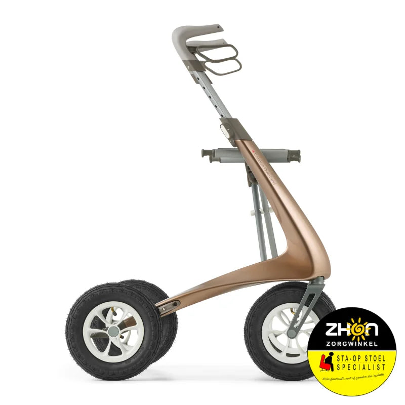 ByAcre - Carbon Overland - Lichte rollator met luchtbanden - 6,7 kg ! - Carbon