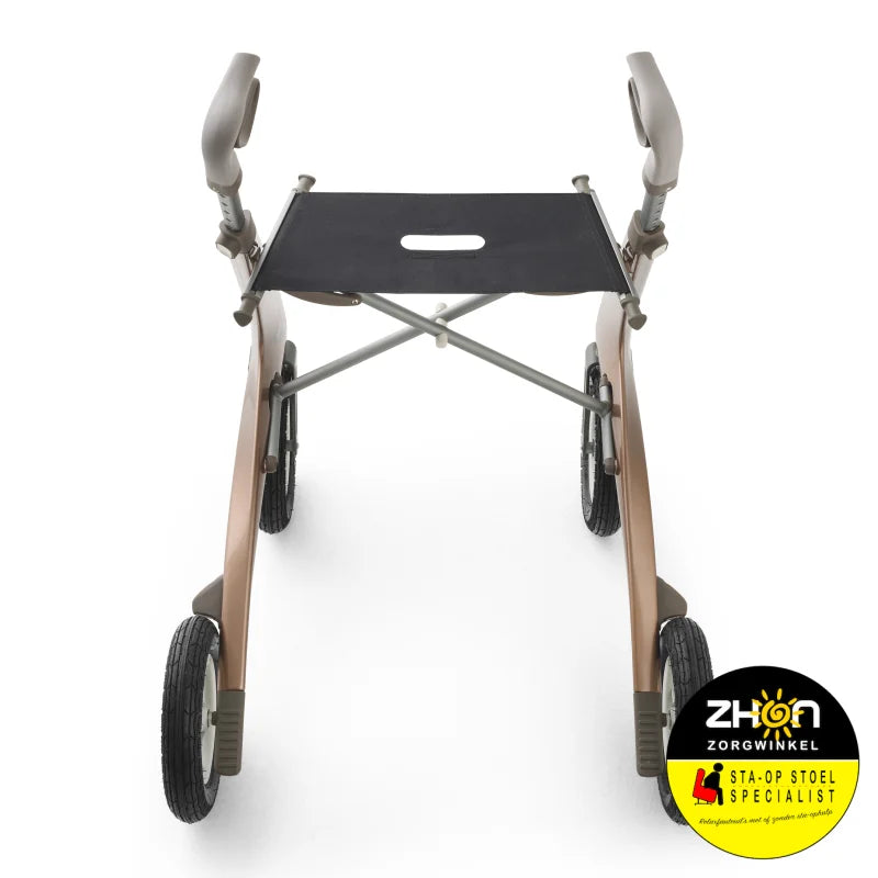 ByAcre - Carbon Overland - Lichte rollator met luchtbanden - 6,7 kg ! - Carbon