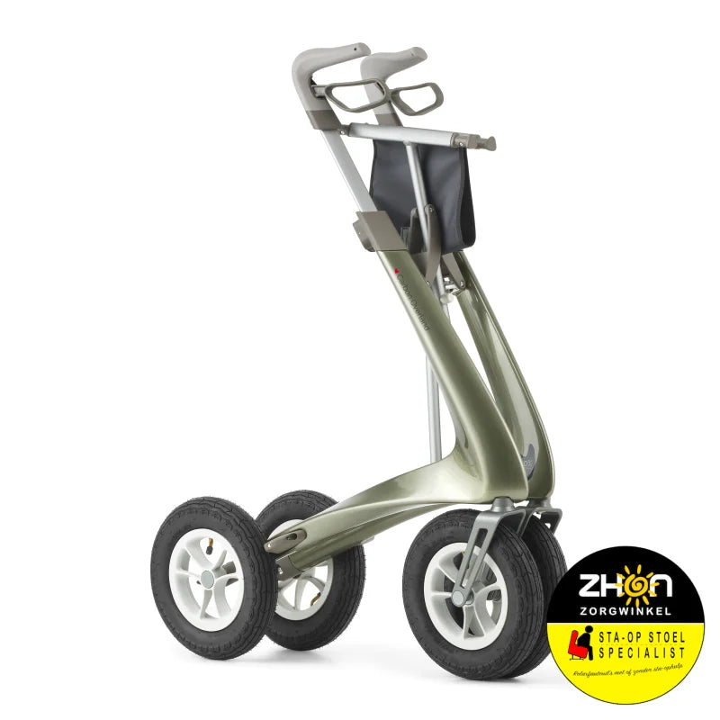 ByAcre - Carbon Overland - Lichte rollator met luchtbanden - 6,7 kg ! - Carbon