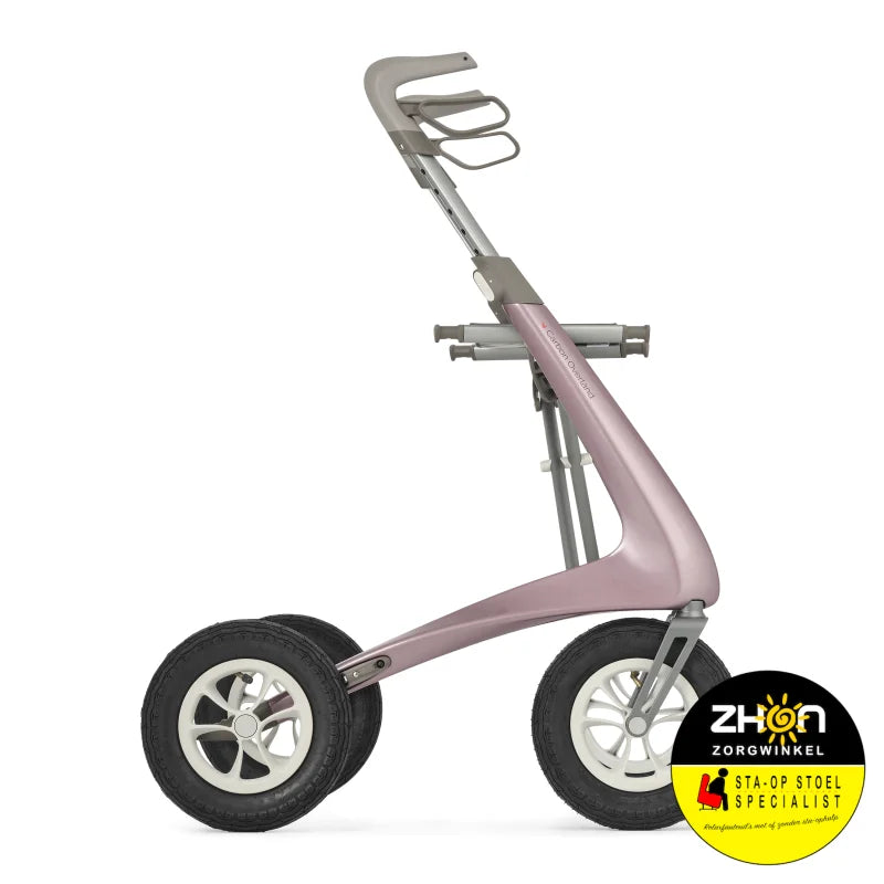ByAcre - Carbon Overland - Lichte rollator met luchtbanden - 6,7 kg ! - Carbon