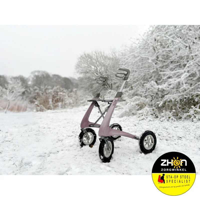 ByAcre - Carbon Overland - Lichte rollator met luchtbanden - 6,7 kg ! - Carbon