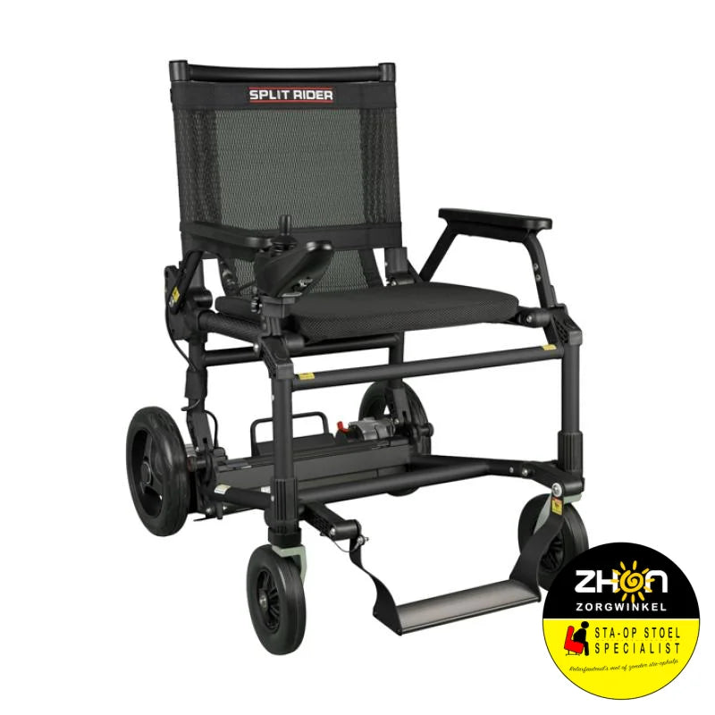 E-Ability - Splitrider (Standard, ultra light oof black edition) Lichtste electrische rolstoel