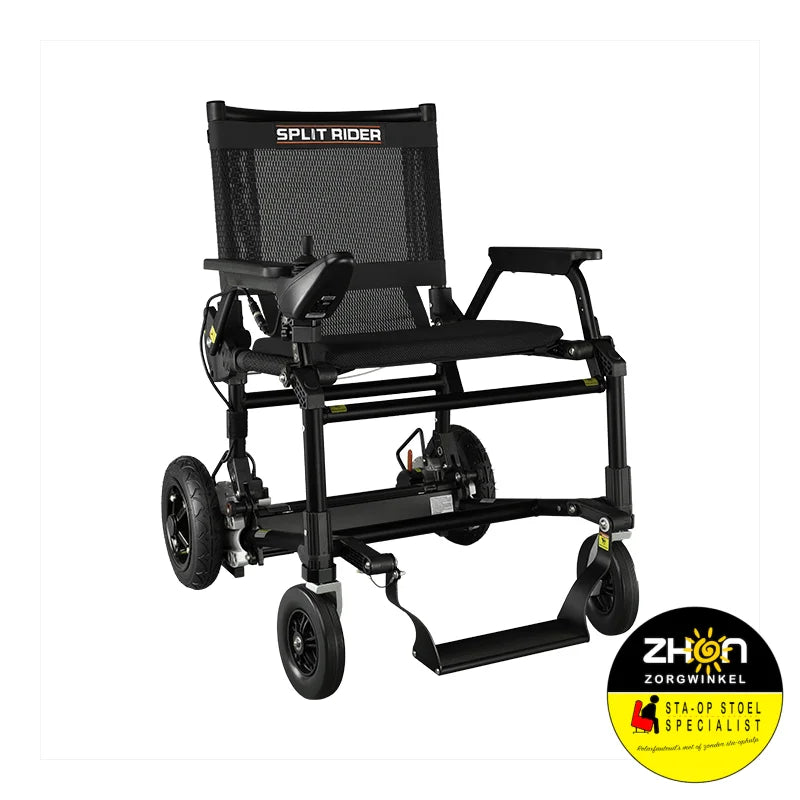 E-Ability - Splitrider (Standard, ultra light oof black edition) Lichtste electrische rolstoel