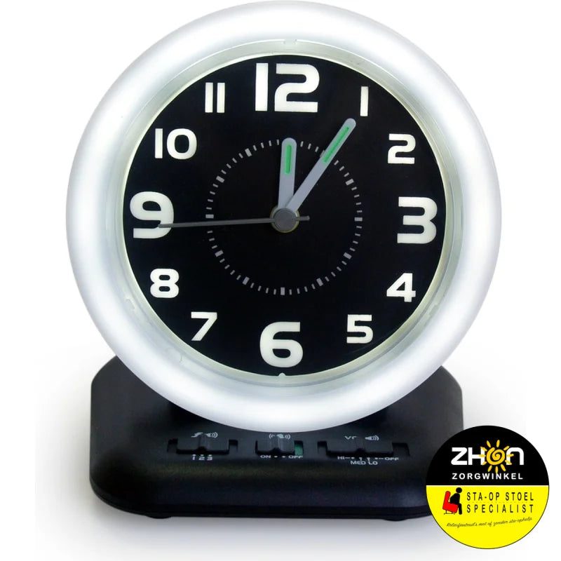 WNS Vintage Analoge Wekker extra luid, met licht en trilalarm