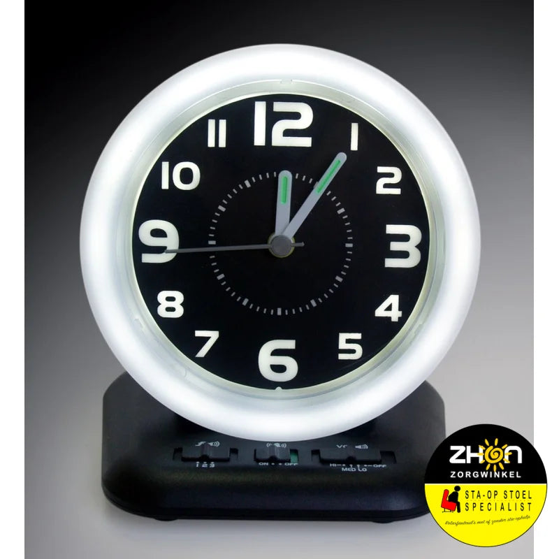 WNS Vintage Analoge Wekker extra luid, met licht en trilalarm