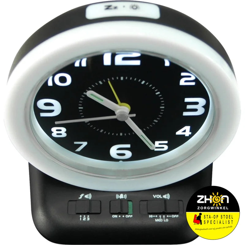 WNS Vintage Analoge Wekker extra luid, met licht en trilalarm