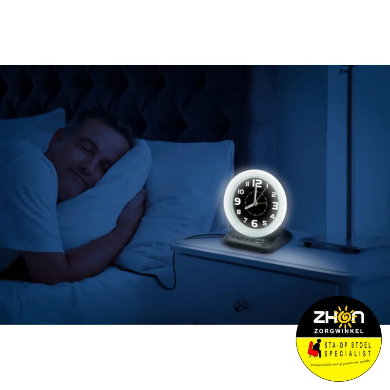 WNS Vintage Analoge Wekker extra luid, met licht en trilalarm