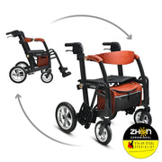 Uplivin - Glide Rollator en rolstoel in één