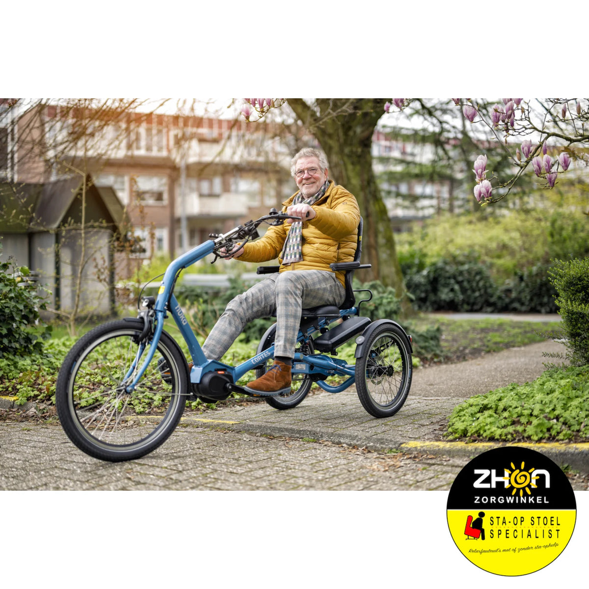 HUKA - Cortes Driewielfiets Blauw- SUPERDEAL!