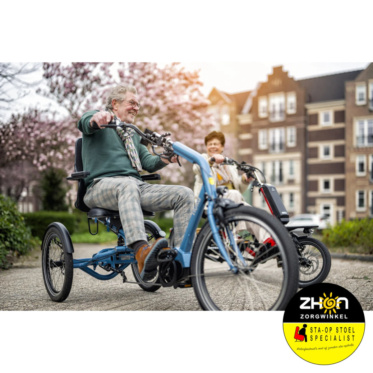 HUKA - Cortes Driewielfiets Blauw- SUPERDEAL!