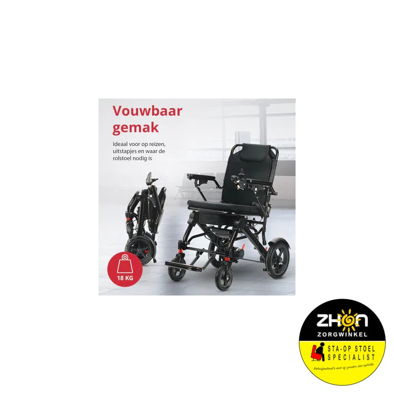 Travel Light Elektrische Rolstoel - (Instapmodel van maar 24 Kg) - Lithium