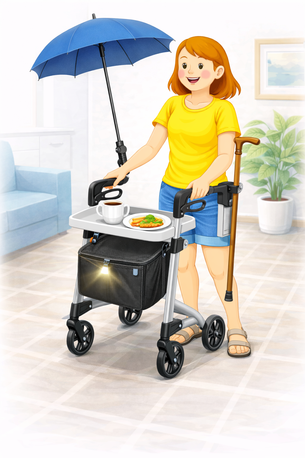 Rollator accessoires