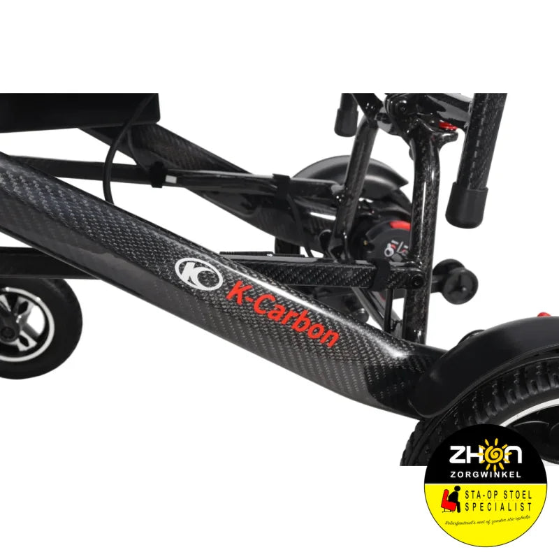 Kymco K-Carbon Elektrische Rolstoel – Opvouwbaar & Ultralicht Carbon Frame (14,8 kg)