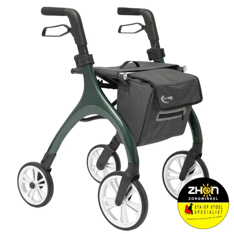 Curve lichtgewicht Rollator - met Softwielen