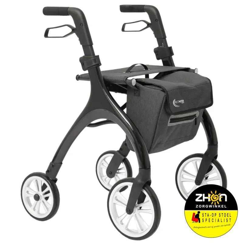 Curve lichtgewicht Rollator - met Softwielen